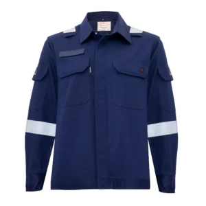 FR Navy Blue Jacket with reflective